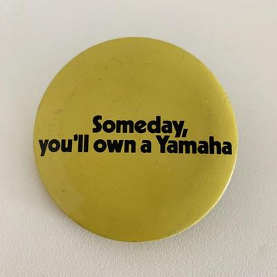 Someday you'll own a Yamaha vintage pin