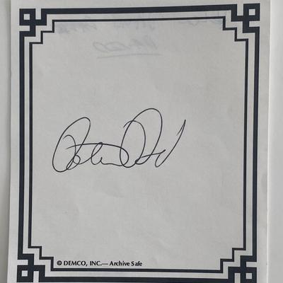 Peter David original signature 