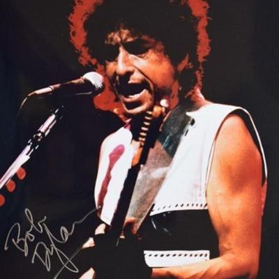 Bob Dylan signed promo photo 