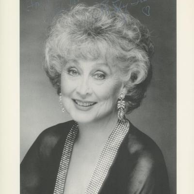 Betty Garrett signed photo