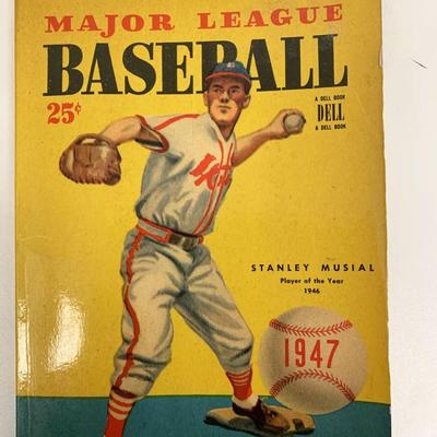 1947 Major League Baseball Book - Stan Musial Cover - Dell 
