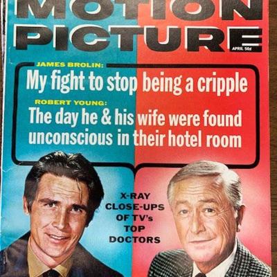 Motion Picture Magazine - James Brolin and Robert Young 