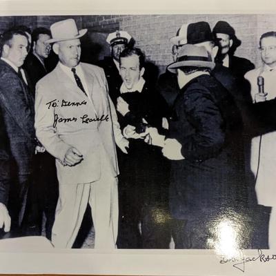 James Learelle and Bob Jackson Signed Photo