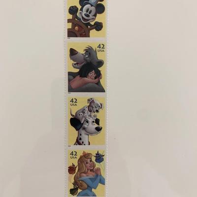 2008 42c The Art of Disney: Imagination Stamp Strip