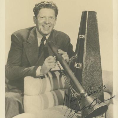 Vintage Bob Burns signed photo