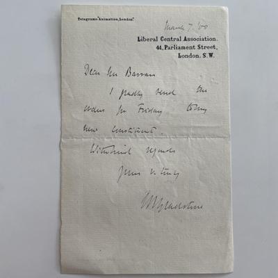British parliament signed note