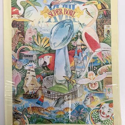 Super Bowl XVIII 1984 Raiders Redskins Official Program