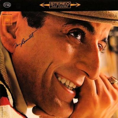 Tony Bennett signed I Wanna Be Around album