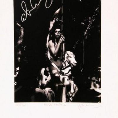 Alice Cooper limited edition signed promo photo 