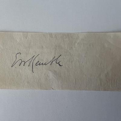 Illustrator Edward Kimball original signature 