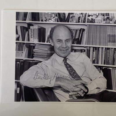 Nobel Prize winner Dudley R. Herschbach signed photo