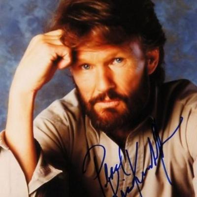 Kris Kristofferson signed portrait photo 