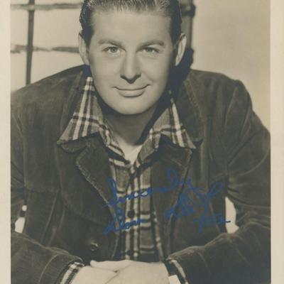 Don Defore signed photo