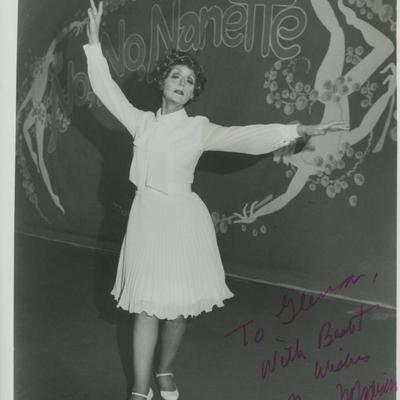 Mae Madison signed photo