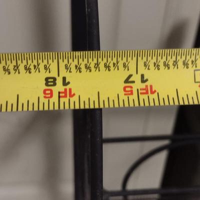 Metal Baker's/Wine Rack - Approx 17 3/4" x 12 1/4" x 72 1/2" Tall