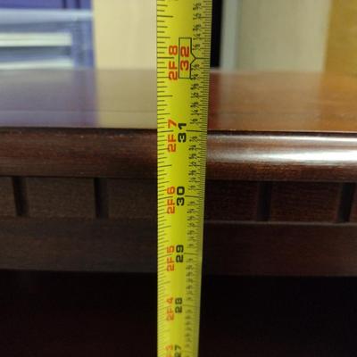 Wood Finish Media Stand with Swiveling Top- Approx 27 1/2" x 17" x 31" Tall