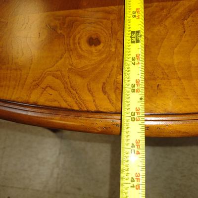 Wooden Game Table with Four Upholstered Rolling Chairs