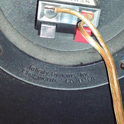 Pair of Infinity Speakers- Model RS 3000