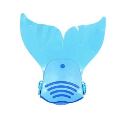 1 Piece Blue Mermaid Swim Tail Fins Swimming Fins Adjust Diving Mermaid Tails Swimming w/Flipper Diving Fins