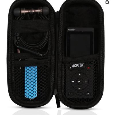 EVA Zipper Carrying Hard Case Cover for Digital Voice Recorders, MP3 Players, Storage Holder for 3D Printing Pen, USB Cable, Earphones,...