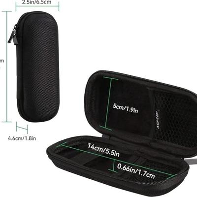 EVA Zipper Carrying Hard Case Cover for Digital Voice Recorders, MP3 Players, Storage Holder for 3D Printing Pen, USB Cable, Earphones,...