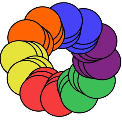 1 Piece Foldable Flying Disc Frisbee with Bag Folding Pocket Frisbee for Dogs