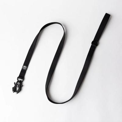 LIIIIIIKES Black 5' Tactical Heavy-Duty Quick Release & Locking Dog Leash w/360° Swivel Frog Clip Nylon Webbing Padded Handle...