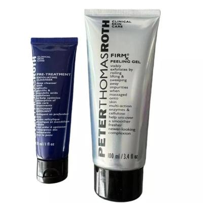 Peter Thomas Roth Firm X Peeling Gel Exfoliant & Pre-Treatment Cleanser Bundle
