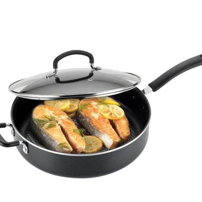 A - Lot - T-Fal Deep Saute Pan 5.5qt. Non Stick