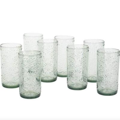 C - Tritan 8-piece Green Unbreakable Tumbler Set, 23 fl. oz Each