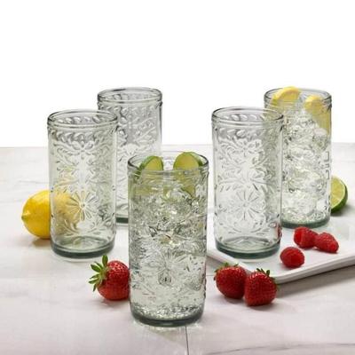 C - Tritan 8-piece Green Unbreakable Tumbler Set, 23 fl. oz Each