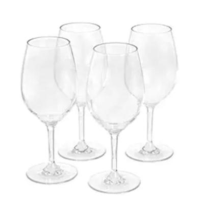 Tritan Unbreakable Clear Wine Glasses - 20-Ounce, Set of 4