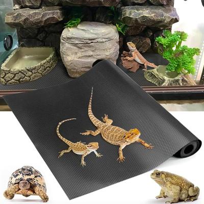 Bearded Dragon Tank Accessories, Reptile Terrarium Carpet Substrate for Leopard Gecko, Lizard, Iguana, Snake, Tortoise, Non-Adhesive...
