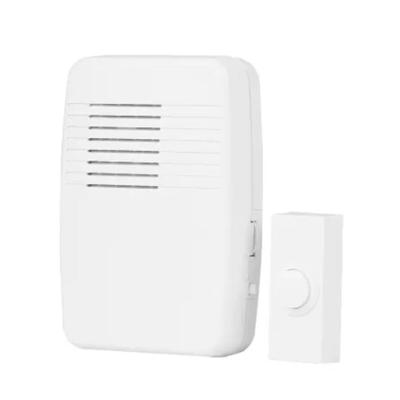 Heath/Zenith White Wireless Plug-In Door Chime Kit with Molded Plastic Cover - SL-7366-04