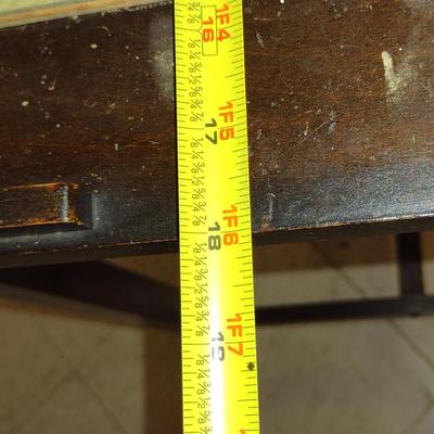 Antique Telephone Table- Approx 18" x 14" x 30" Tall