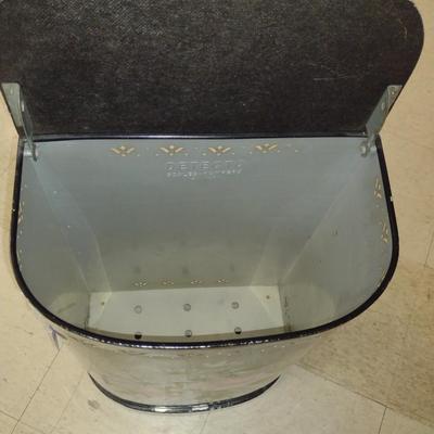 Vintage Detecto Hand Painted Laundry Hamper