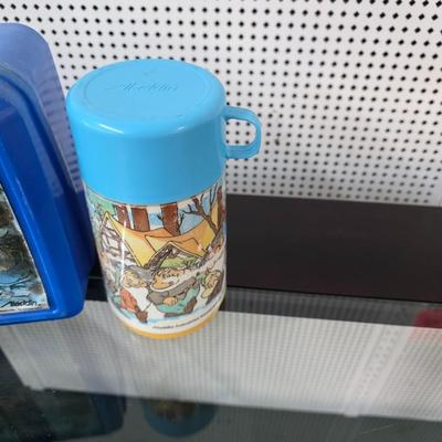 Snow white lunch box with thermos
