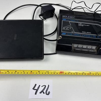 Antenna and VHS Rewinder