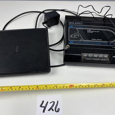 Antenna and VHS Rewinder