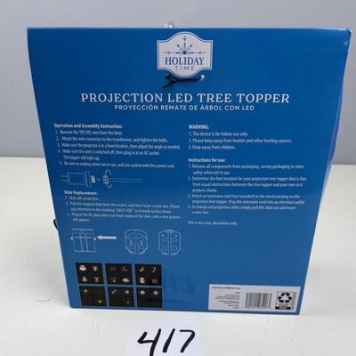 Projection LED Tree Topper