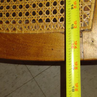 Antique Rocking Chair with Cane Seat