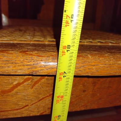 Urn Back Oak Chair with Cane Seat