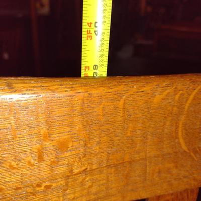 Urn Back Oak Chair with Cane Seat