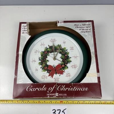 Carols for Christmas Clock