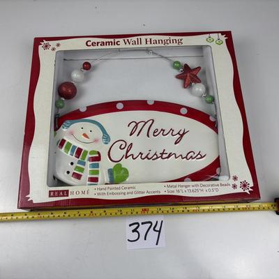 Christmas Ceramic Wall Hanging