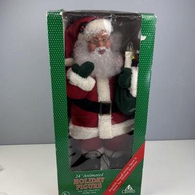 24” Animated Santa