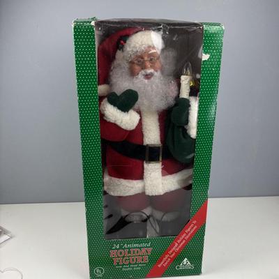 24” Animated Santa