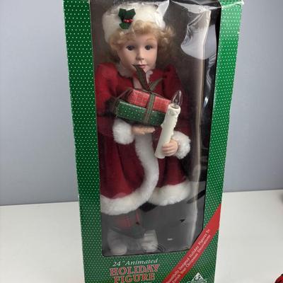 24” Holiday Animated Doll