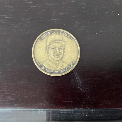 Carl Yastrzemski coin bronze