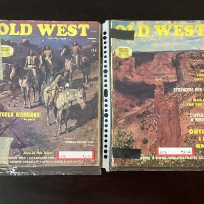 Lot of two western magazines